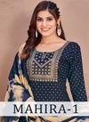 Mahira 1 By Sangeet Rayon Gold Printed Kurti With Bottom Dupatta Wholesale Shop In Surat